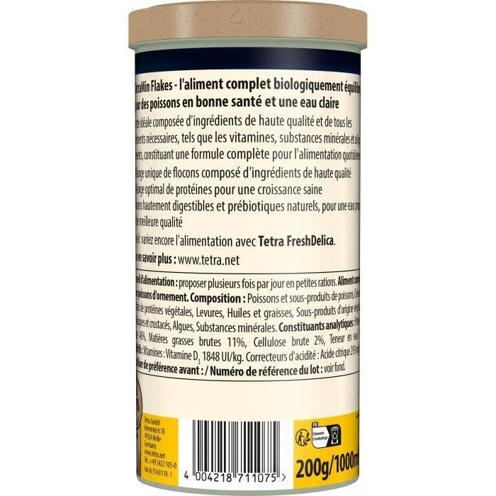 TETRA TetraMin Vlokken - Complete Voeding voor Tropische Vissen - 1 L-1