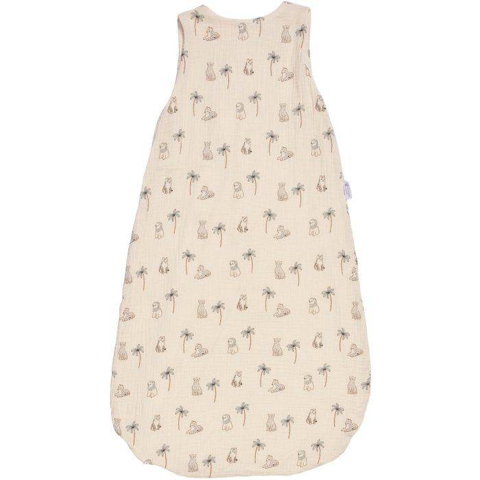 CANDIDE Zomerslaapzak - 90 cm - 9/24 maanden - Wit met Tijgerprint-2