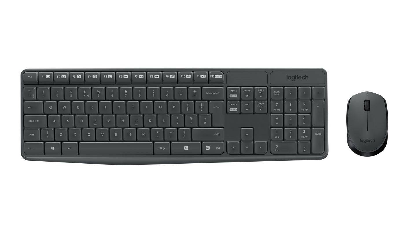 Logitech MK235 - Draadloos Toetsenbord en Muis Set - QWERTZ - 2,4 GHz - 920-007905-3