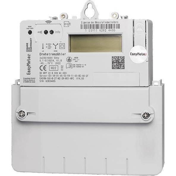 NZR EasyM100 3 x 230/400V MID DT L+B Driefasige Meter (63421315)-0