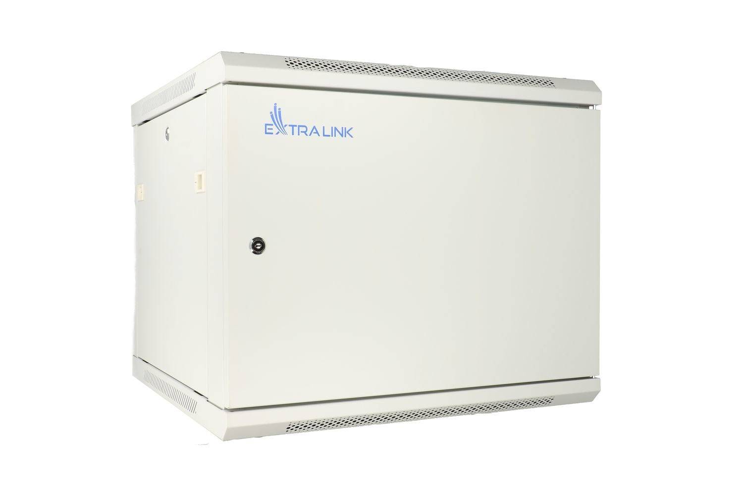 Extralink Rackkast 9U 600 x 600 Grijs Wandmontage ASP-0
