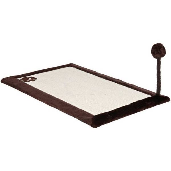 Trixie Krabmat 70 x 45 cm Sisal/Pluche Met Veer Speelgoed