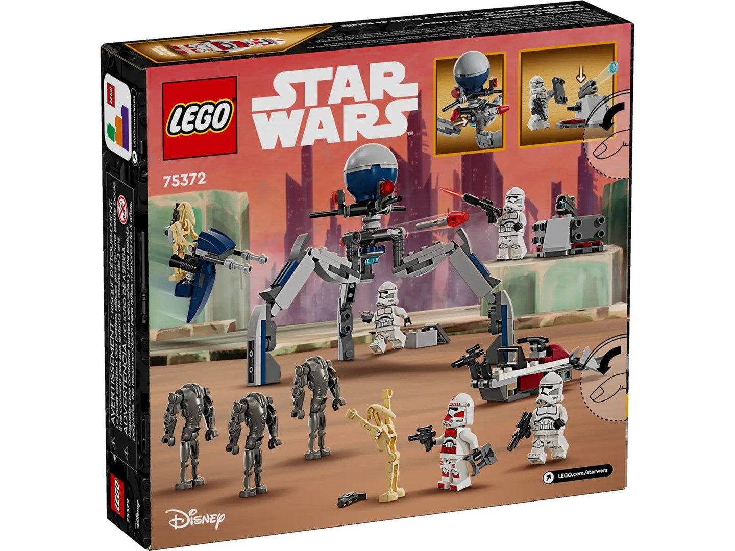 LEGO Star Wars Clone Trooper & Battle Droid Battle Pack (75372) voor Kinderen vanaf 7 Jaar-1