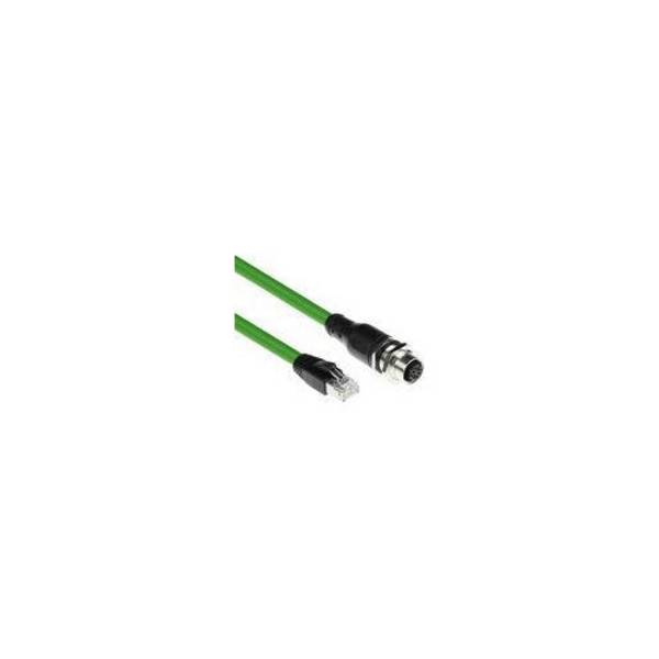 ACT Industrial Sensor Kabel, 1,50 m, M12D 4-Pin Vrouwelijk naar RJ45 Mannelijk, Geïsoleerd, MPN: SC4533