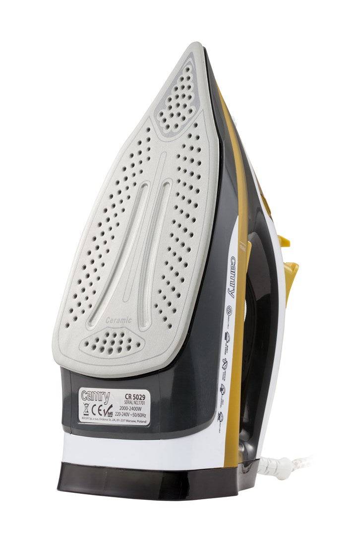 Camry Stoomstrijkijzer 2400W Zwart-Geel CR 5029-3