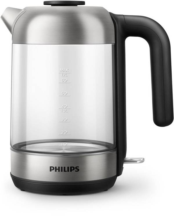 Philips Waterkoker 1,7 L 2200W Zwart/RVS HD9339/80