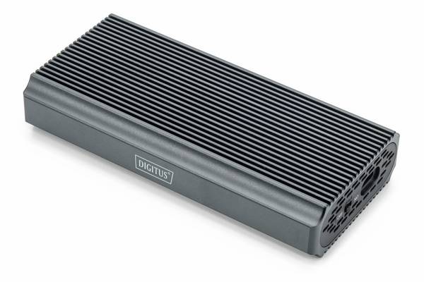 DIGITUS - M.2 NVMe SSD Behuizing - USB4 - 40 Gbps - Gereedschapsvrij - Aluminium 430C DA-71158