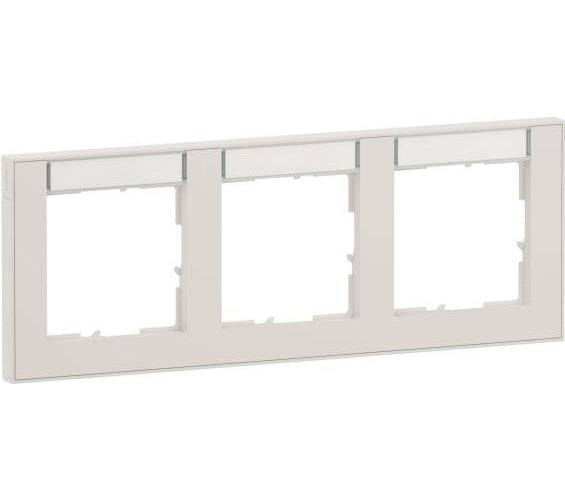 Legrand SEANO+3f Horizontale Frame met Labelveld (765893)