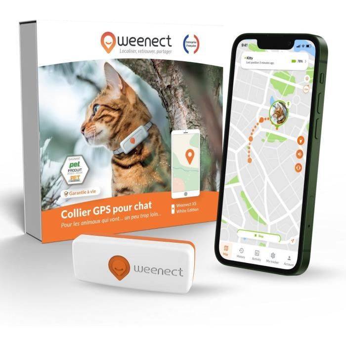 Weenect XS GPS Tracker voor Katten - Witte Editie 2023-0