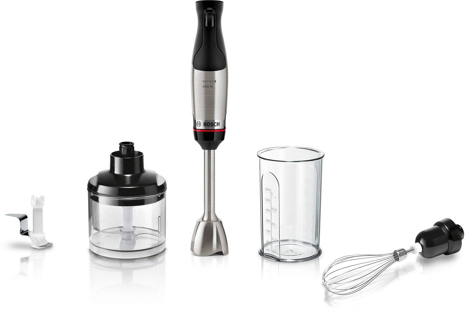 Bosch Series 6 MSM6M622 - Mixer - 0,6 L - 1000W - Zwart - RVS (MSM6M622)-0