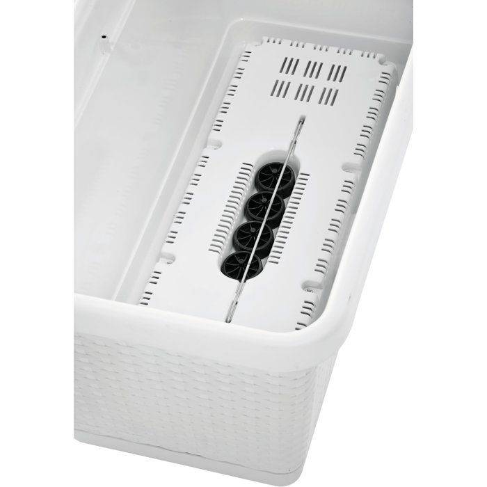 STEFANPLAST Natuurlijke Bloembak - 66 L - 80x40x34 cm - Steen Grijs-2
