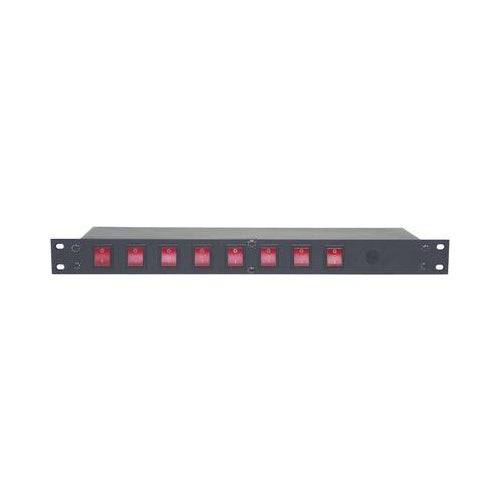 Eurolite 19-Inch Rack-Montage Stroomverdeelpaneel, 8 IEC Aansluitingen 19-Zoll-Rack-Montage-Stromverteilungsfeld Standar-0
