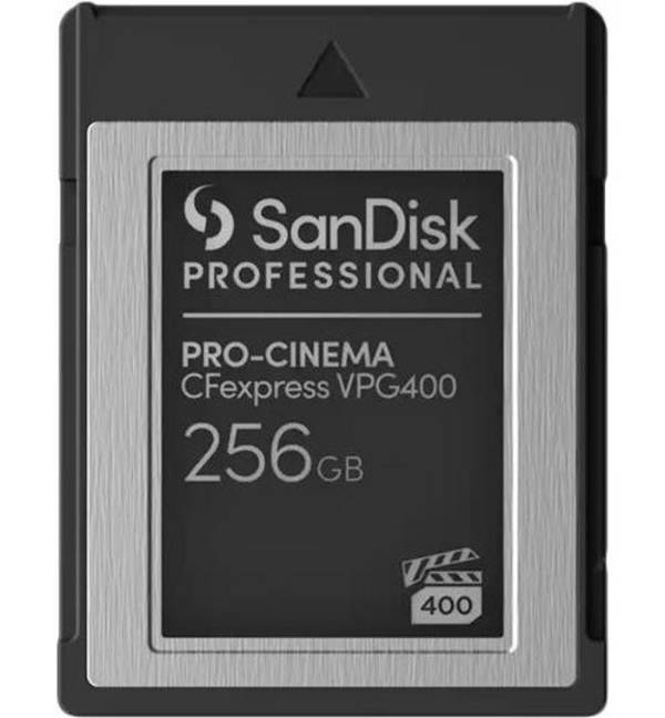 SanDisk PRO-CINEMA 256 GB CFexpress 1700 MB/s 1400 MB/s Spatbestendig Zwart (SDPCVN4-256 g-GNANN)