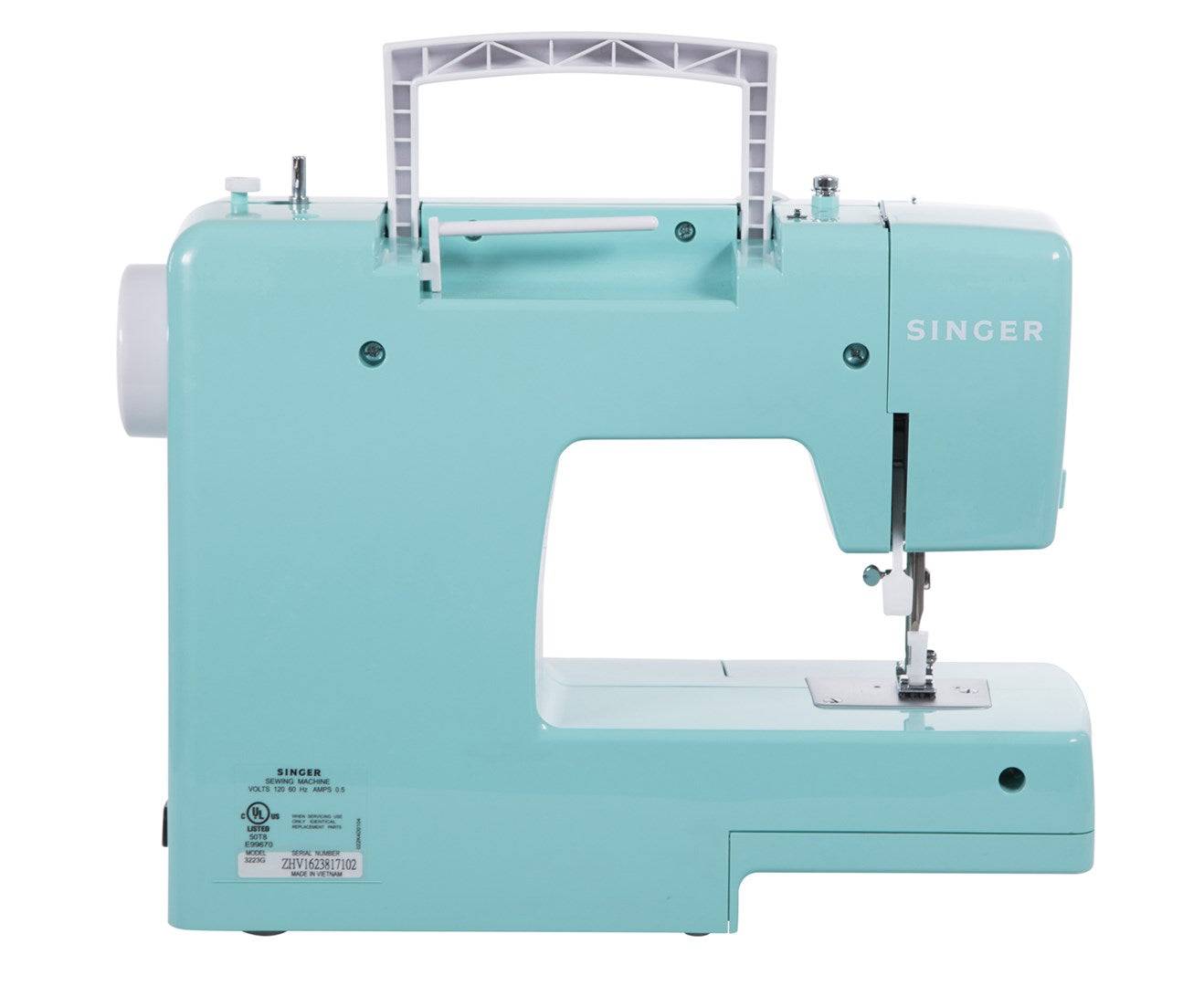 SINGER Simple 3223 g Semi-automatische Naaimachine Turquoise 4 Stap Rotary Dial Zigzag Voet-2