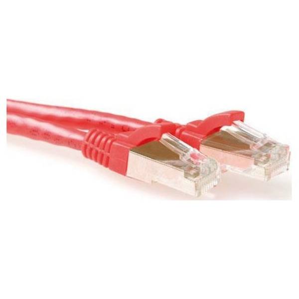 ACT Red - 20 Meter LSZH S/FTP CAT6A Patchkabel - Snagless met RJ45 Connectors (FB7520)