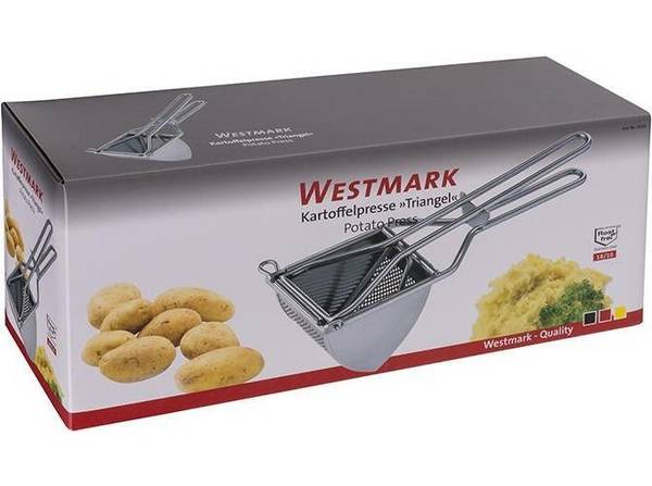 Westmark Aardappelpers "Triangle" - RVS - 300 mm - 1 stuk