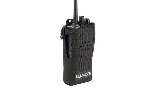 Kenwood KLH-131PC Schoudertas voor Walkie-Talkie Leer voor Predalk TK-3401DE (KLH-131)