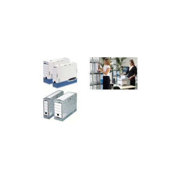 Fellowes R-Kive PRIMA Archiefdoos Wit-Blauw 150 mm 100% Gerecycled Karton