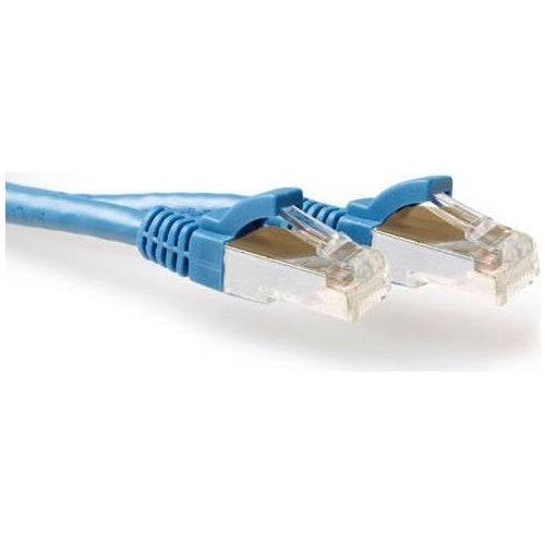 ACT Blauwe 25 m S/FTP CAT6A Patchkabel, Snagless, RJ45 Connectoren FB6625-0