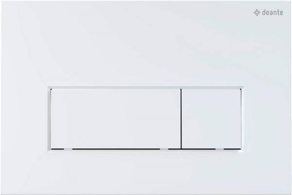 Deante Spoelplaat Slim Wit Kunststof voor Inbouwframes