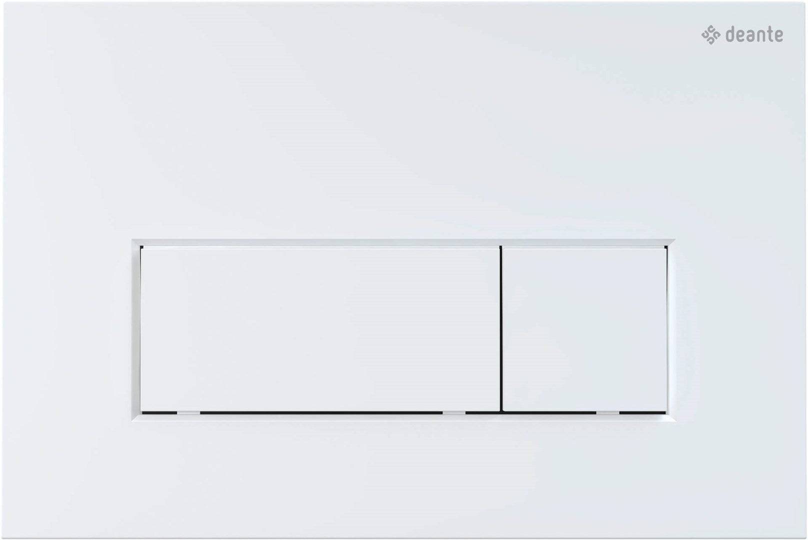 Deante Spoelplaat Slim Wit Kunststof voor Inbouwframes-0