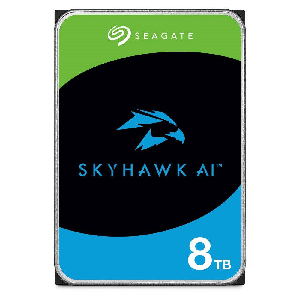Seagate SkyHawk AI ST8000VE001 Hard Drive - 8TB - Intern - SATA 6Gb/s - Buffer: 256MB - met 3 Jaar Rescue Data Recovery-0
