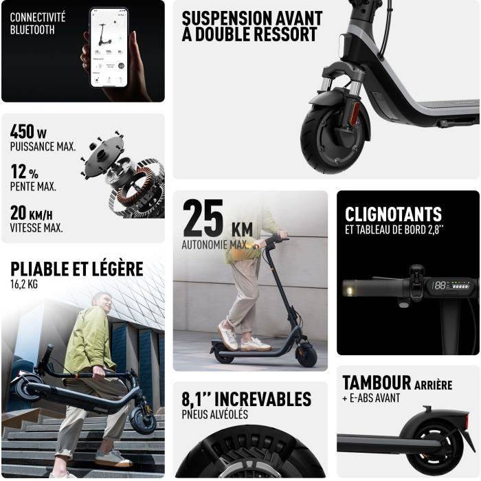 SEGWAY Elektrische Scooter E2 E II 450 W 8,1-4