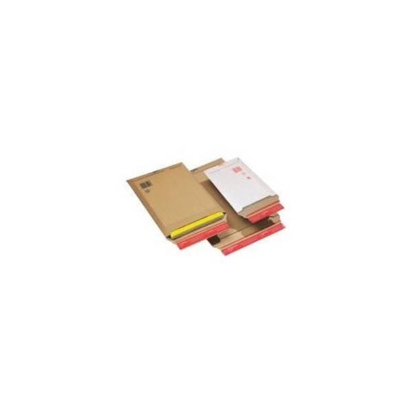 ColomPac Verzendtas Bruin Golfkarton, Interne Afmetingen (B)570 x (D)420 x (H)50 mm, 25 Stuks (CP 010.09)