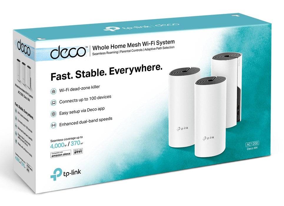 TP-Link DECO M4 WLAN Systeem (3 Routers) GigE 802.11a/b/g/n/ac Dual-Band-2