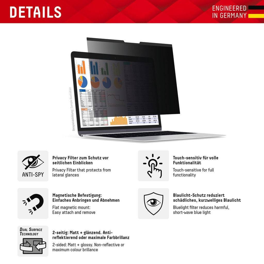 E.V.I. DISPLEX Privacy Safe MS Surface Laptop 2 2099-3