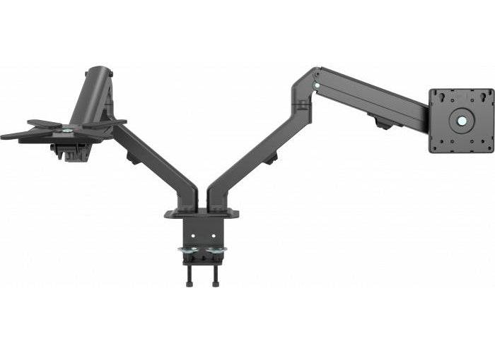 Vision VFM-DAD/4 Montagekit Verstelbare Arm voor 2 LCD-schermen of LCD en Notebook/Tablet - Zwart-0