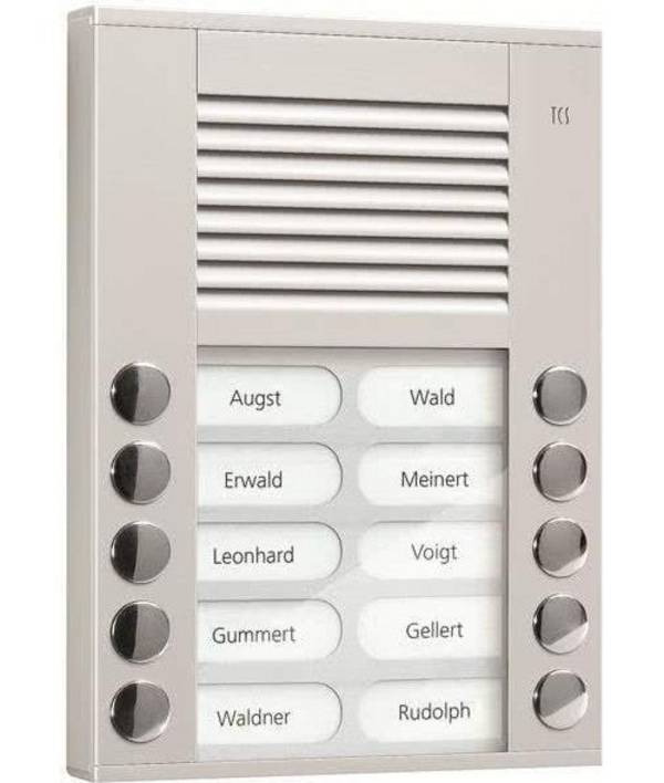 Audio Buitenstation PES10-EN/04 - 10 Knoppen - Zilver (PES10-EN/04)