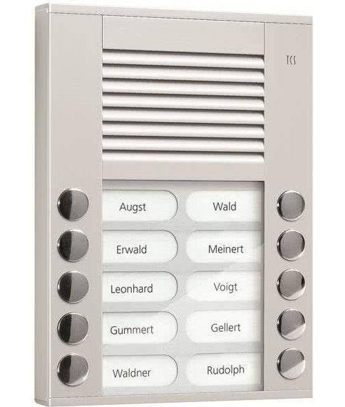 Audio Buitenstation PES10-EN/04 - 10 Knoppen - Zilver (PES10-EN/04)-0