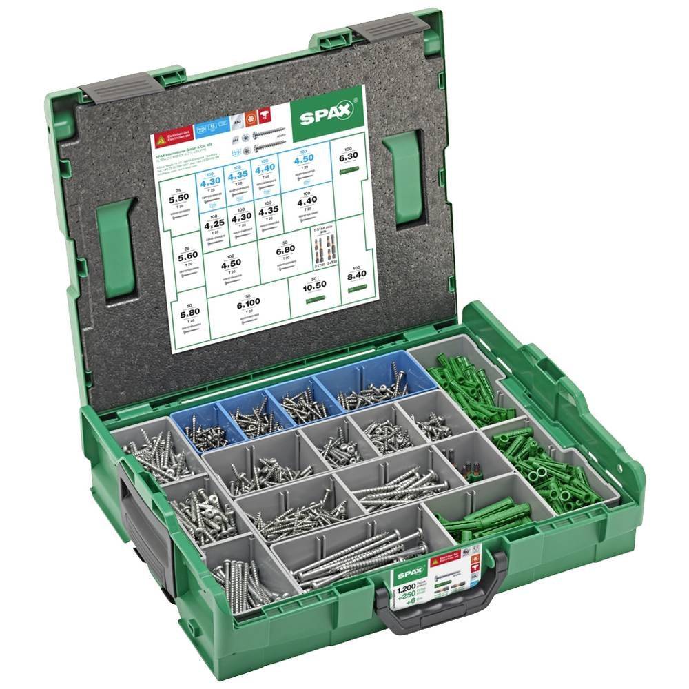 SPAX Schroevenassortiment - L-BOXX Elektricien Groot (5000009160319)-0