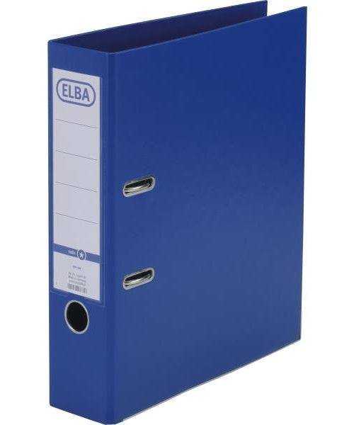 ELBA rado star binder 80 mm rugbreedte blauw DIN A4 PP binnenkant doorzichtige pocket vervangbaar insert (10468 BL)-0