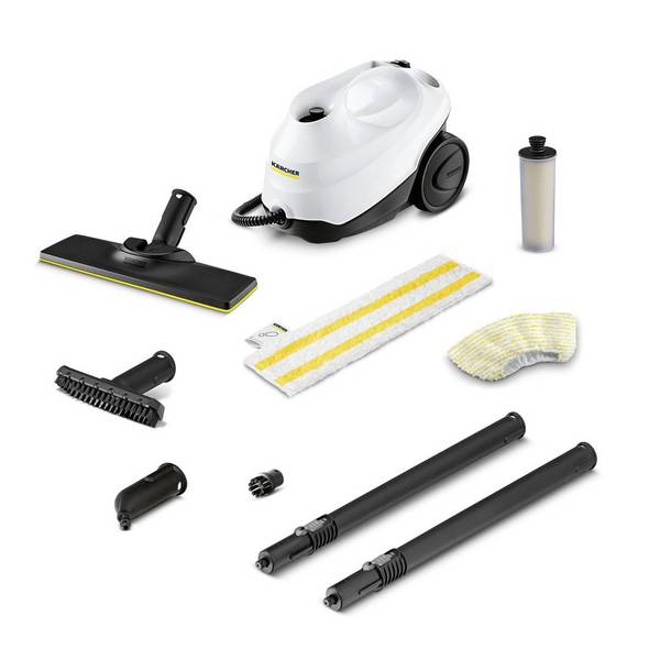 Kärcher SC 3 EasyFix Cilinder Stoomreiniger 0.5 L 1900 W Zwart-Wit