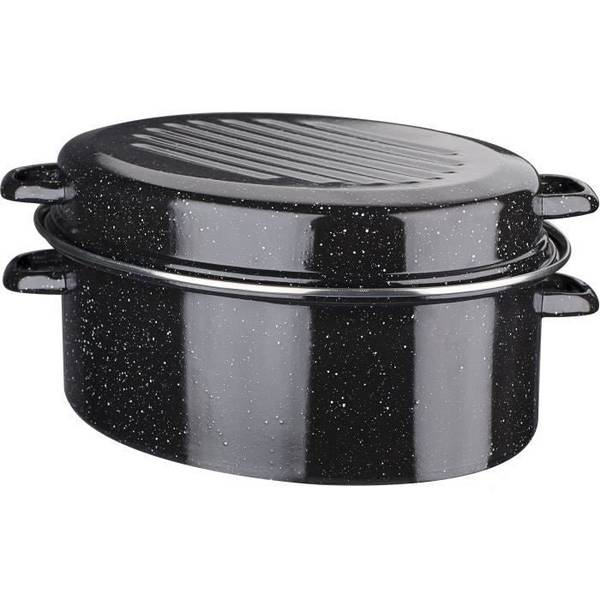 GSW Casserole - Geëmailleerd Staal - 32 cm - Ovaal - Geschikt voor Inductie