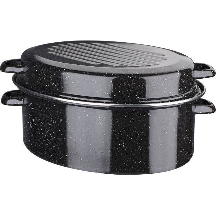 GSW Casserole - Geëmailleerd Staal - 32 cm - Ovaal - Geschikt voor Inductie-0