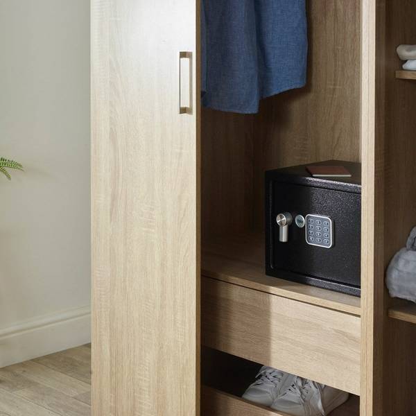 Yale YSV/250/DB2 Vrijstaande Kluis - 16,3 L Staal Zwart