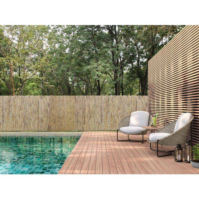 NATURE Rietenscherm - Premium Natuurlijke Gespleten Riet - 3 x 1 m-1