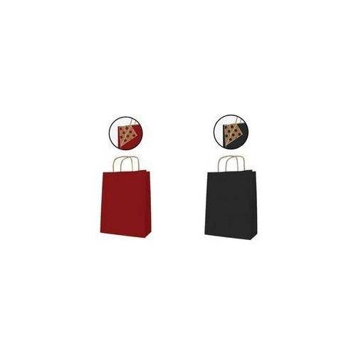 agipa Cadeauzak Rood Kraftpapier 180 x 210 mm met Draagkoord - 1 Stuk (102068)-0