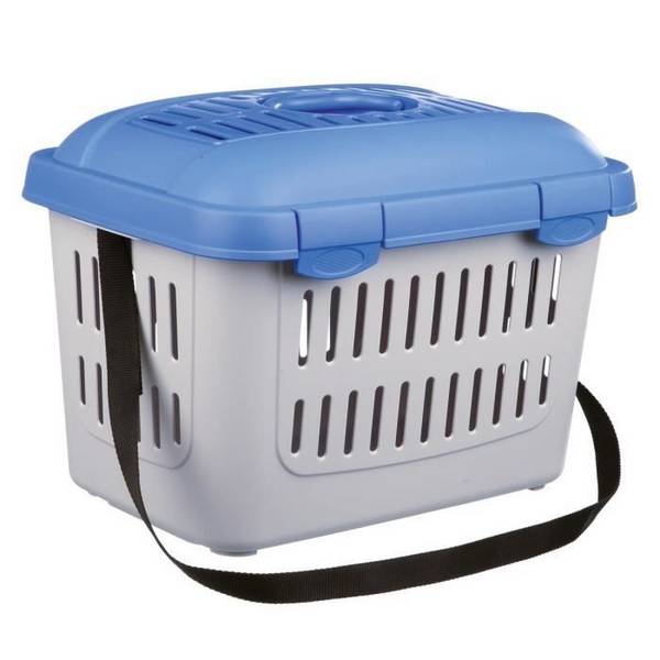 TRIXIE Midi-Capri Transportbox - 44 x 33 x 32 cm - Voorzijde Opening - Max Gewicht 11 kg