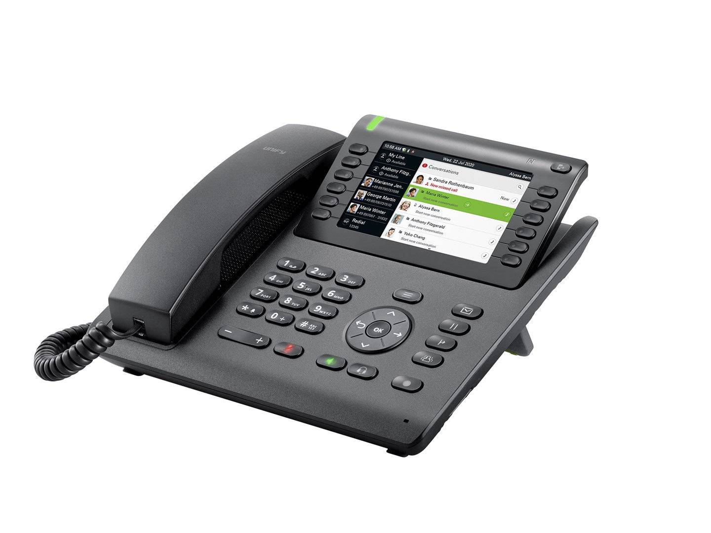 Unify OpenScape Desk Phone CP700 VoIP Telefoon met Bluetooth - Zwart-0