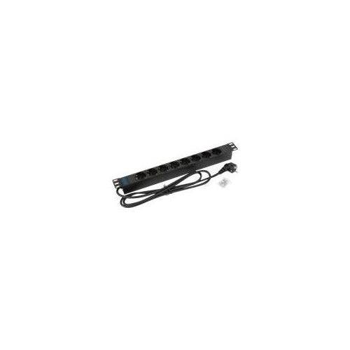 Triton RAB-PD-X02-A1 - Stekkerdoos (rack-montage) - 230 V AC - DIN-ingang - 8 uitgangen - 1U - 48,3 cm (19") - 2,0 m-0