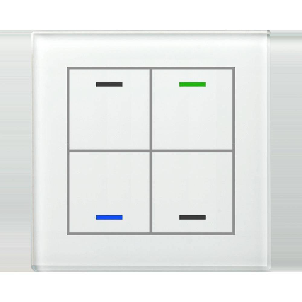 MDT BE-GTL40W.01 Glastaster II Light 4-Voudig - BE-GTL40W.01 4-fach-0