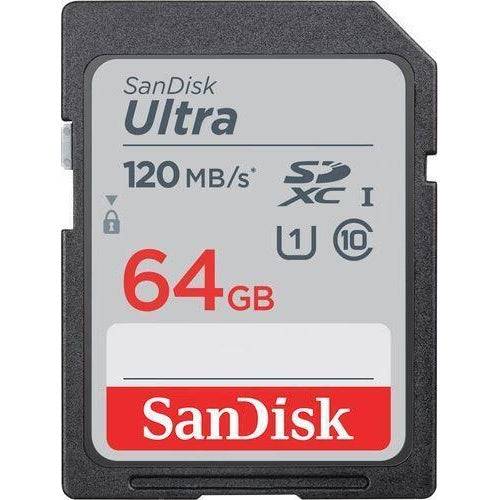 SanDisk Ultra 64GB Flashgeheugenkaart Klasse 10 SDHC UHS-I (SDSDUNB-064 g-GN6IN)-0