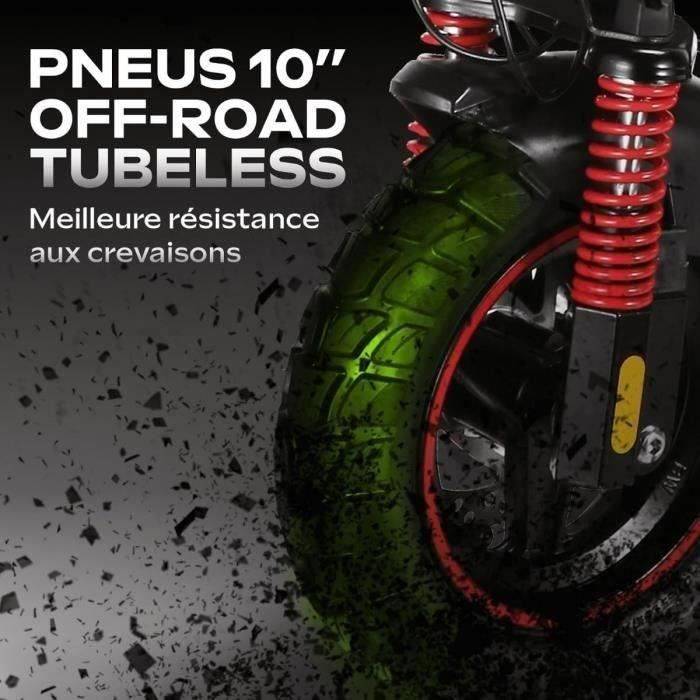 URBANGLIDE Vouwbare All-terrain Elektrische Scooter ECROSS PRO LITE 2 10 48V 800 W Auto 40 km Remlicht en knipperlichten-4