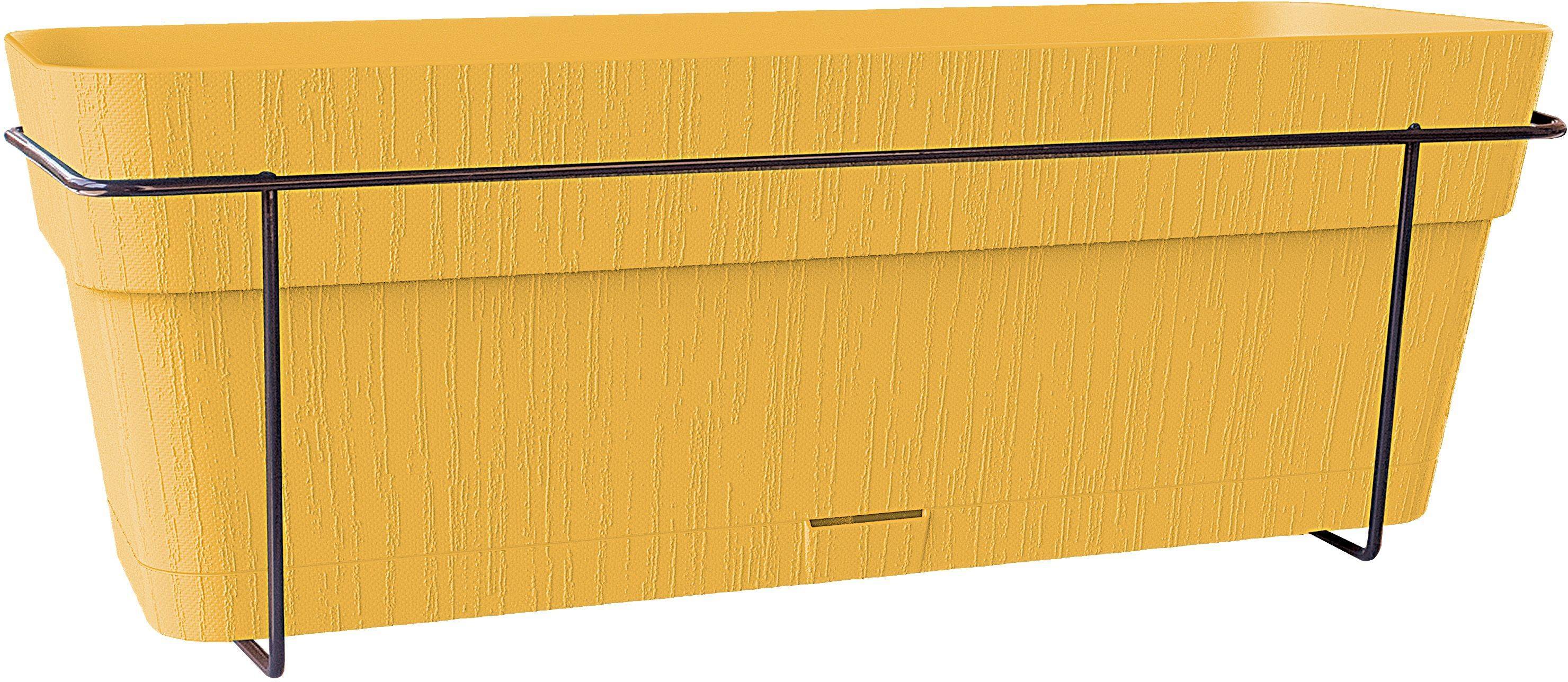 STEFANPLAST Balconnière ETHICA - 9 L - 50x18x17 cm - Mosterd h17-0