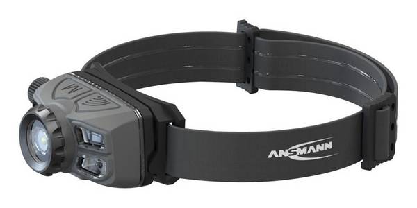 ANSMANN Sensor LED Hoofdlamp HD450FRS - 450 Lumen, IP65, Li-Ion Batterij