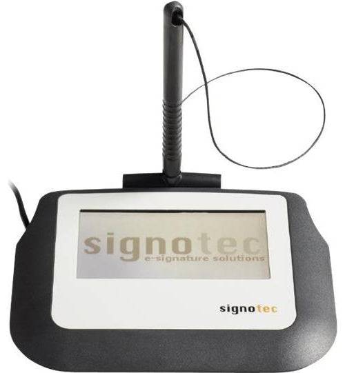 Signotec Pad Sigma Handtekening Pad met Achtergrondverlichting - USB - 9,5 x 4,7 cm ST-BE105-2-U100-0